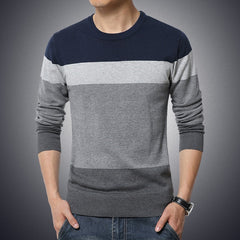 Men's Casual Style Striped Sweater