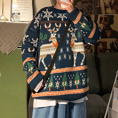 Men's Christmas Pattern Loose Sweater