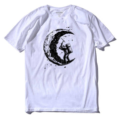 Men's Casual Cotton T-Shit with Print