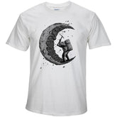Men's Cotton Astronaut Printed T-Shirt