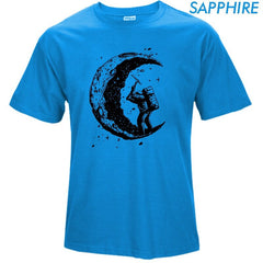 Men's Cotton Astronaut Printed T-Shirt