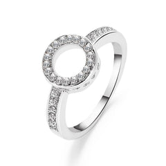 Crystal Decorated Wedding Ring