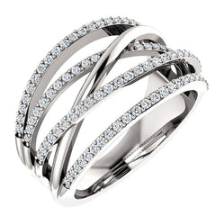 Multilayered Geometric Ring for Girls