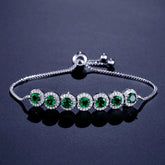Colorful 925 Sterling Silver Women's Bracelet
