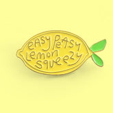 Lemon Shaped Unisex Brooch