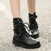 Women's Steampunk Military Boots