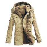 Stylish Warm Padded Cotton Men's Parka Jacket