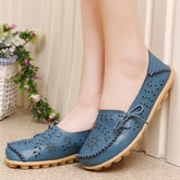 Women's Casual Summer Breathable Leather Loafers