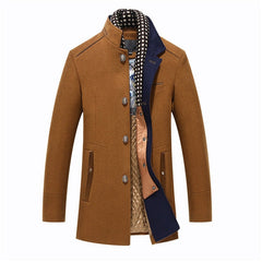 Men's Woolen Coat for Winter