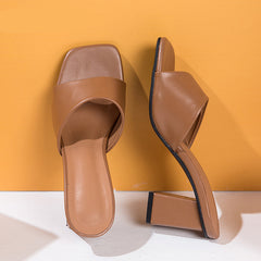 Women's Summer Square Toe Sandals