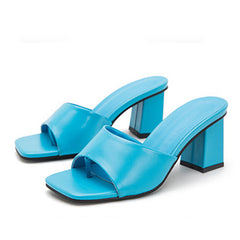 Women's Summer Square Toe Sandals