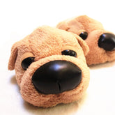Men's Plush Dog Slippers