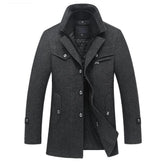 Men's Woolen Autumn Trench
