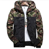 Men's Camouflage Print Windbreaker