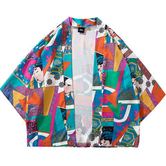 Men's Japanese Themed Kimono Jacket