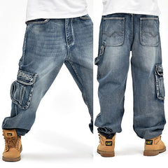 Men's Hip Hop Loose Jeans