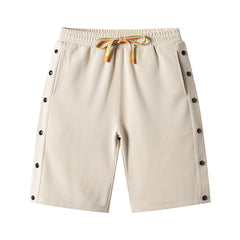 Men's Casual Cotton Button Shorts