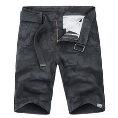 Camouflage Patterned Cargo Shorts