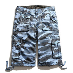Men's Camouflage Casual Cotton Cargo Shorts