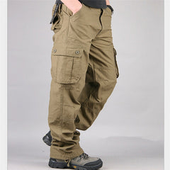 Men's Casual Cotton Cargo Pants