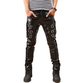 Men's Gothic Style Leather Pants