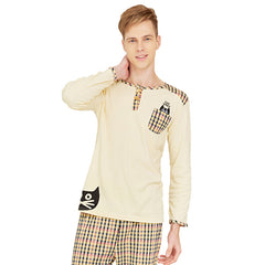 Men's Breathable Cotton Pajama Set