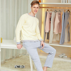 Men's Cotton Striped Casual Pajamas