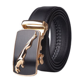Automatic Buckle Cowhide Leather Belt