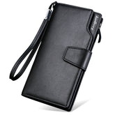 Men's Leather Zipper Wallet