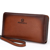 Men's Long Leather Wallet