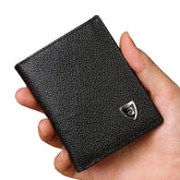 Men's Slim Mini Genuine Leather Wallet