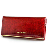 Women's Alligator Style Leather Wallet