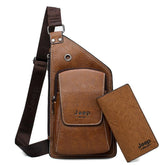 Men's Leather Crossbody Bag