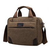 Men's Retro Canvas Briefcase