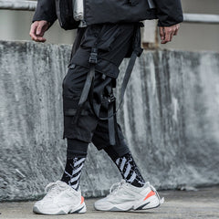 Harajuku Men's Joggers with Multiple Pockets
