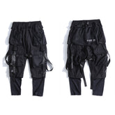 Harajuku Men's Joggers with Multiple Pockets