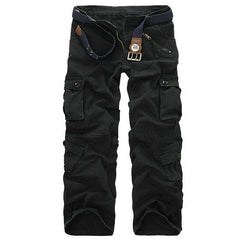 Cotton Military Styled Cargo Pants for Men