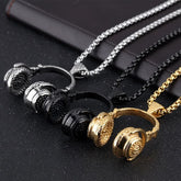 Men's Headphones Necklace