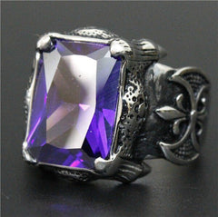 Men's Stainless Steel Anchor Ring