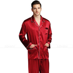 Silk Pajama Set for Men