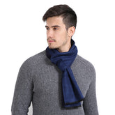Casual Solid Patterned Men's Scarf