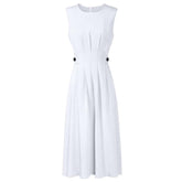 K-Fashion Women's Dress in White and Black
