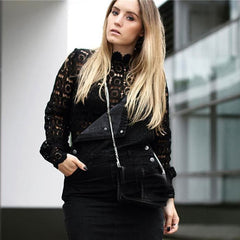 Women's Elegant Hollow Out Blouses