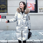 Women's Causal Long Coat with Fur Hood