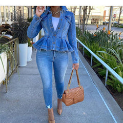 Women's Glam Short Denim Jacket