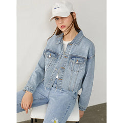 Women's Minimalism Denim Jacket