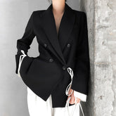 Women Black Tailored Blazer