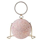 Crystal Diamonds Round Bag