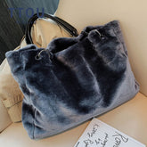 Women's Eco Fur Tote Bag