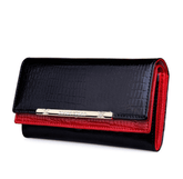 Luxurious Artificial Crocodile Leather Women's Wallet